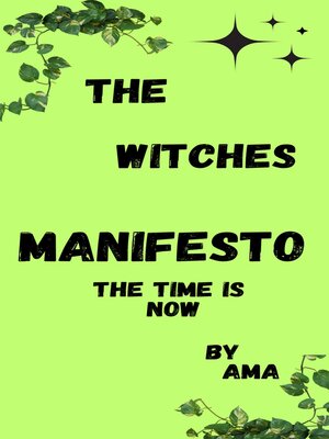 cover image of The Witches Manifesto